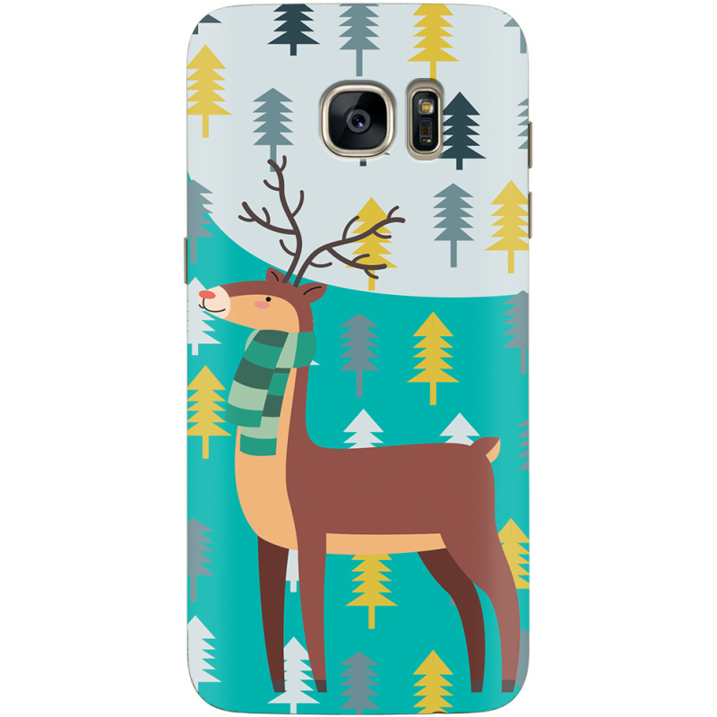Чехол Uprint Samsung G935 Galaxy S7 Edge Foresty Deer