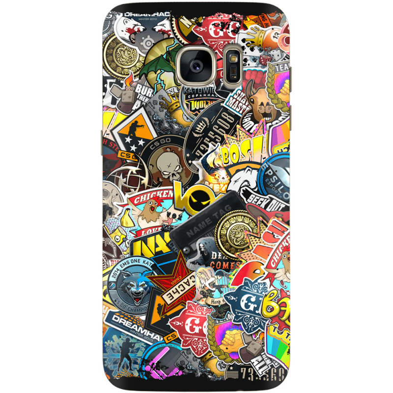 Чехол Uprint Samsung G935 Galaxy S7 Edge CS:Go Stickerbombing