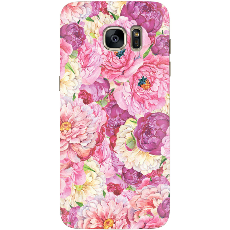 Чехол Uprint Samsung G935 Galaxy S7 Edge Pink Peonies
