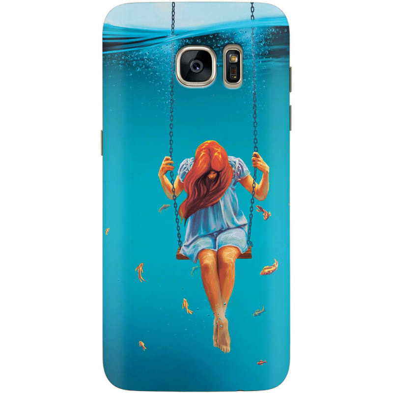 Чехол Uprint Samsung G935 Galaxy S7 Edge Girl In The Sea
