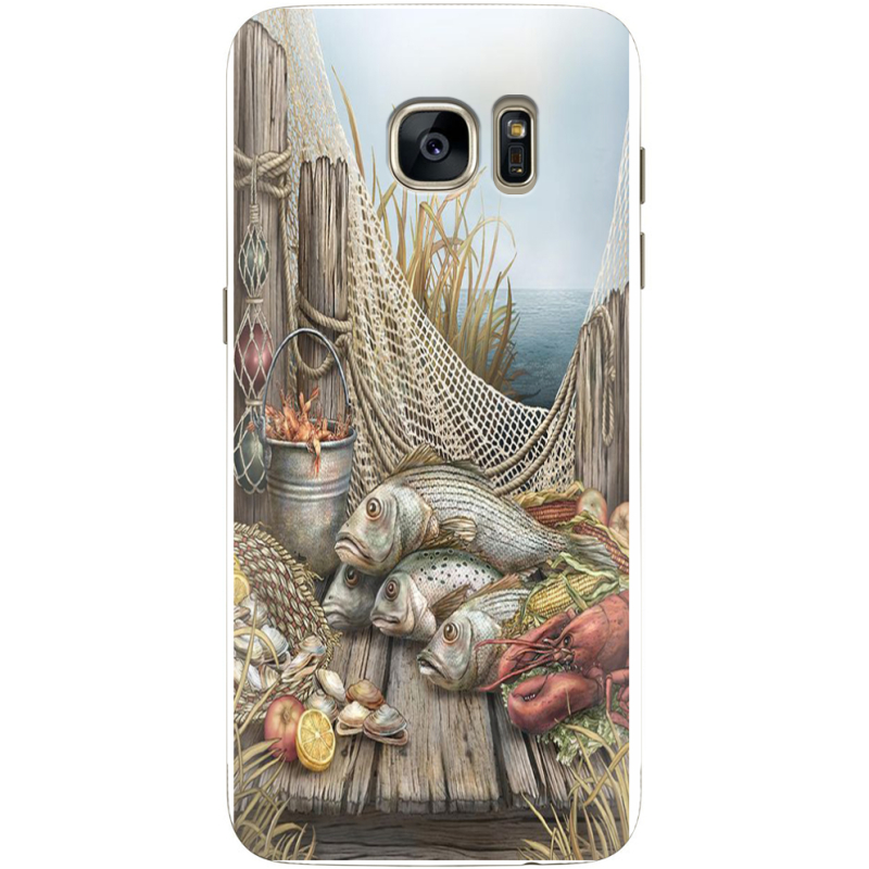 Чехол Uprint Samsung G935 Galaxy S7 Edge Удачная рыбалка