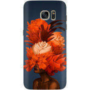 Чехол Uprint Samsung G935 Galaxy S7 Edge Exquisite Orange Flowers