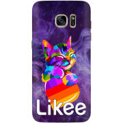 Чехол Uprint Samsung G935 Galaxy S7 Edge Likee Cat