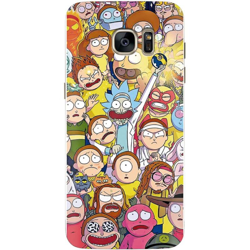 Чехол Uprint Samsung G935 Galaxy S7 Edge Rick and Morty