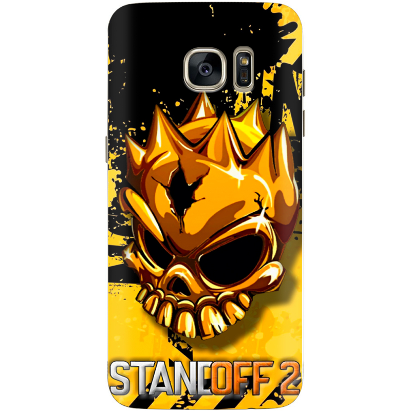 Чехол Uprint Samsung G935 Galaxy S7 Edge StandOff 2 gold