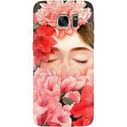Чехол Uprint Samsung G935 Galaxy S7 Edge Girl in Flowers
