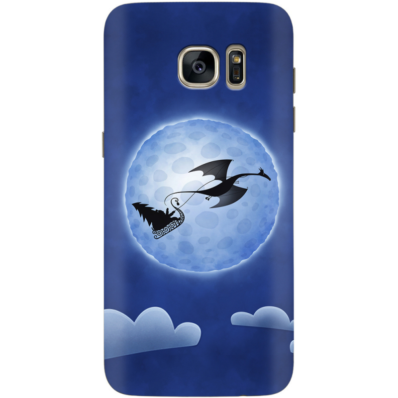 Чехол Uprint Samsung G935 Galaxy S7 Edge Christmas Dragon