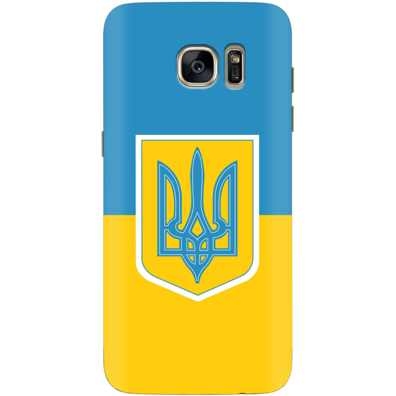 Чехол Uprint Samsung G935 Galaxy S7 Edge Герб України