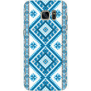Чехол Uprint Samsung G935 Galaxy S7 Edge Блакитний Орнамент