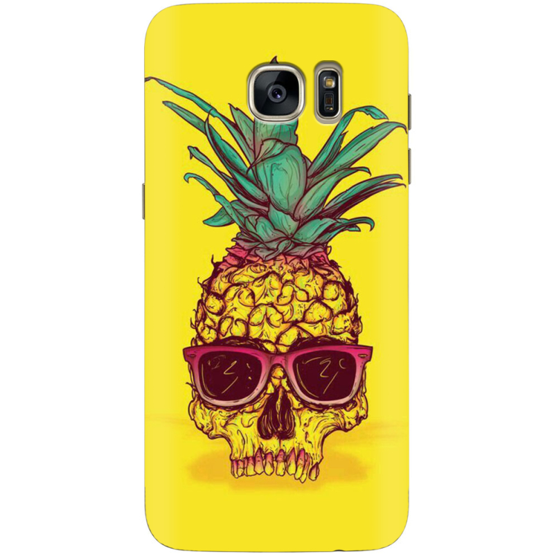 Чехол Uprint Samsung G935 Galaxy S7 Edge Pineapple Skull