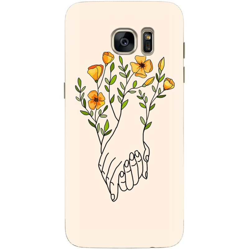 Чехол Uprint Samsung G935 Galaxy S7 Edge Flower Hands