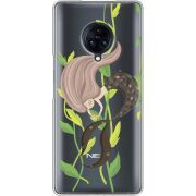 Прозрачный чехол Uprint Vivo Nex 3 Cute Mermaid