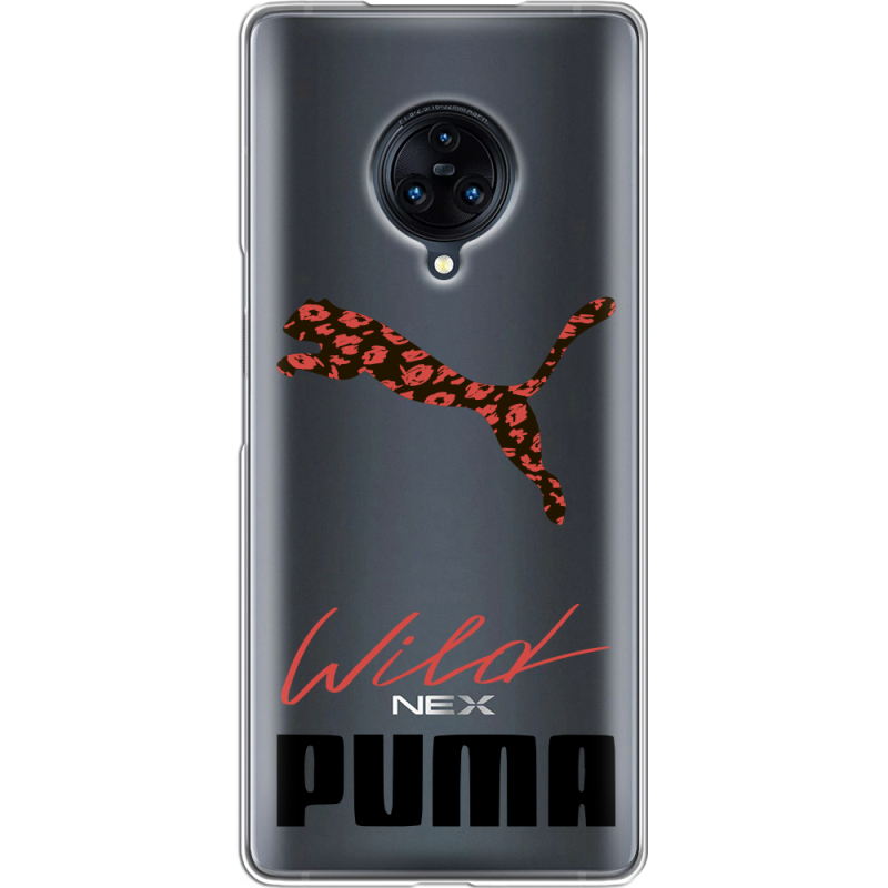 Прозрачный чехол Uprint Vivo Nex 3 Wild Cat