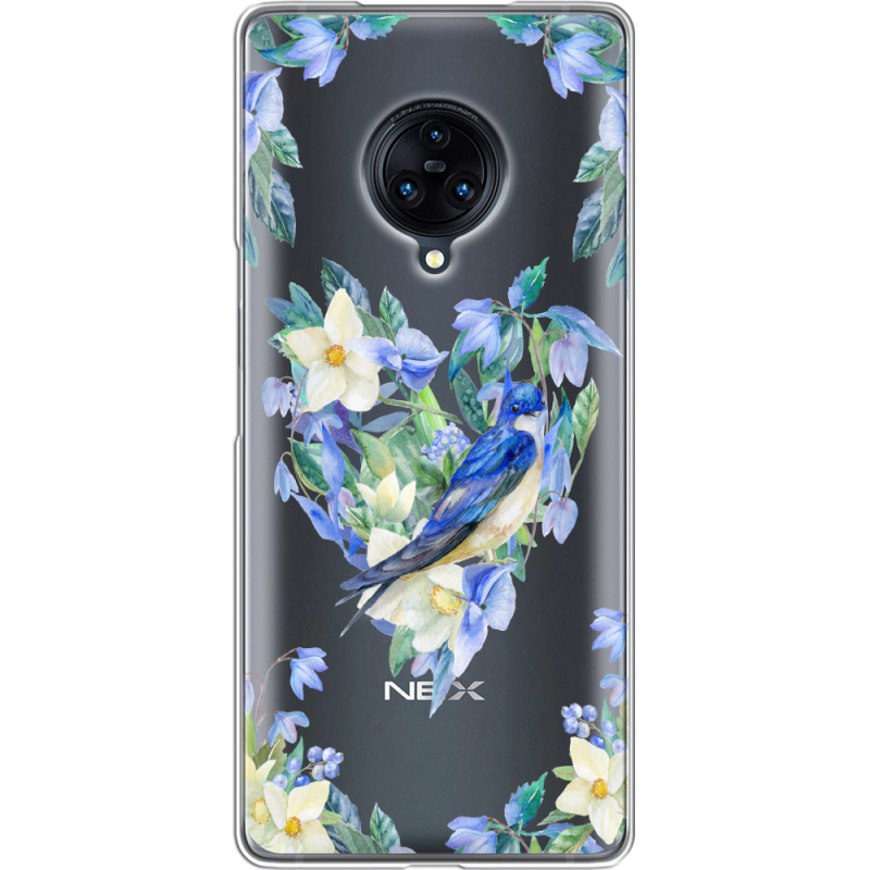 Прозрачный чехол Uprint Vivo Nex 3 Spring Bird