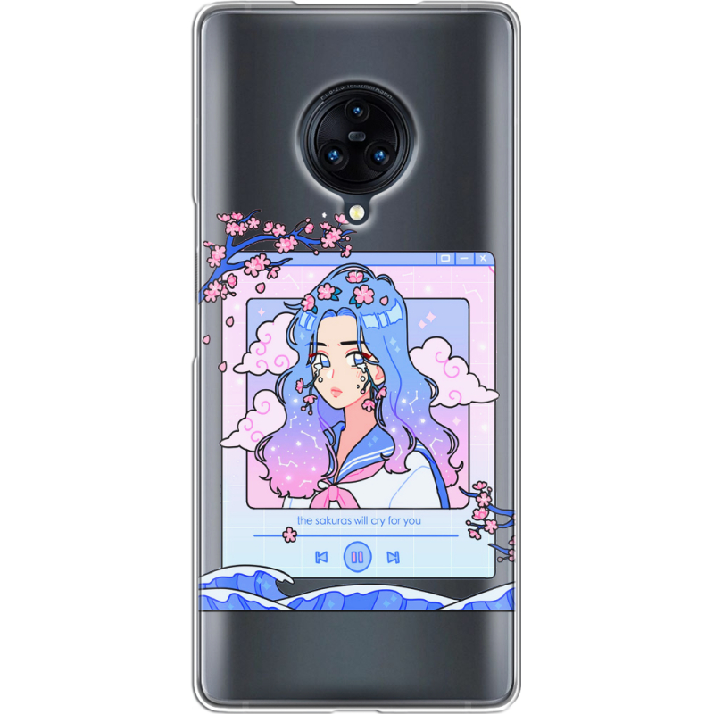 Прозрачный чехол Uprint Vivo Nex 3 The Sakuras Will Cry For You