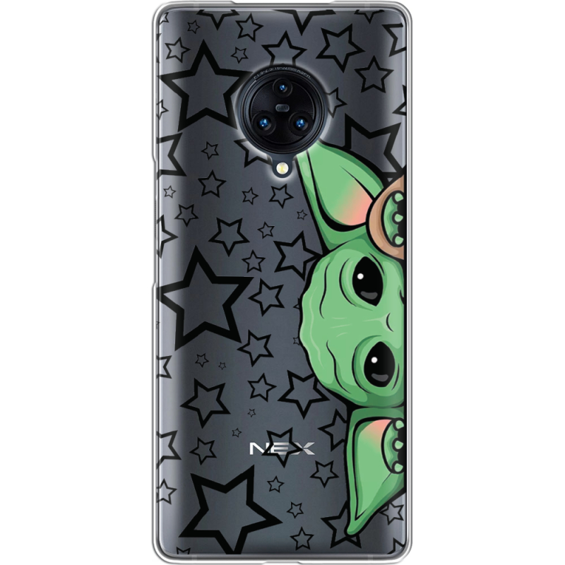 Прозрачный чехол Uprint Vivo Nex 3 Baby Yoda