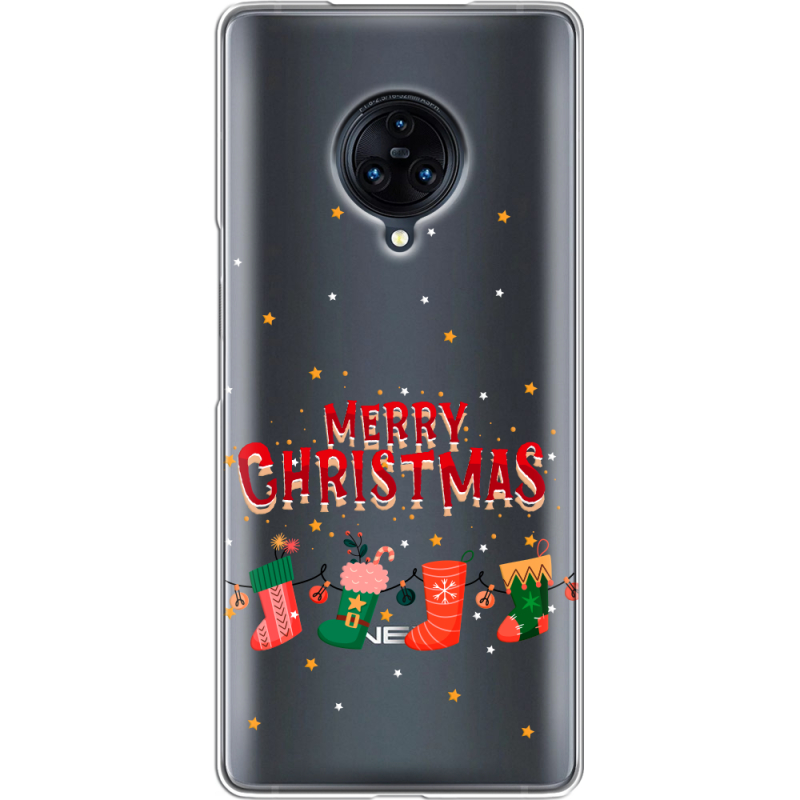 Прозрачный чехол Uprint Vivo Nex 3 Merry Christmas