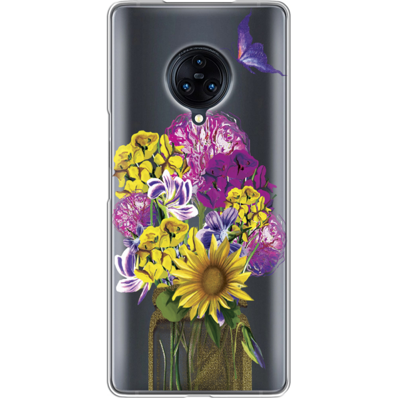 Прозрачный чехол Uprint Vivo Nex 3 My Bouquet