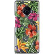 Прозрачный чехол Uprint Vivo Nex 3 Tropical Flowers