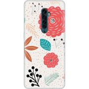 Чехол Uprint OPPO Reno2 Line Flowers