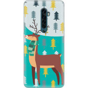 Чехол Uprint OPPO Reno2 Foresty Deer