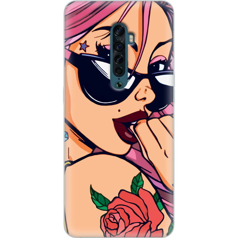 Чехол Uprint OPPO Reno2 Pink Girl