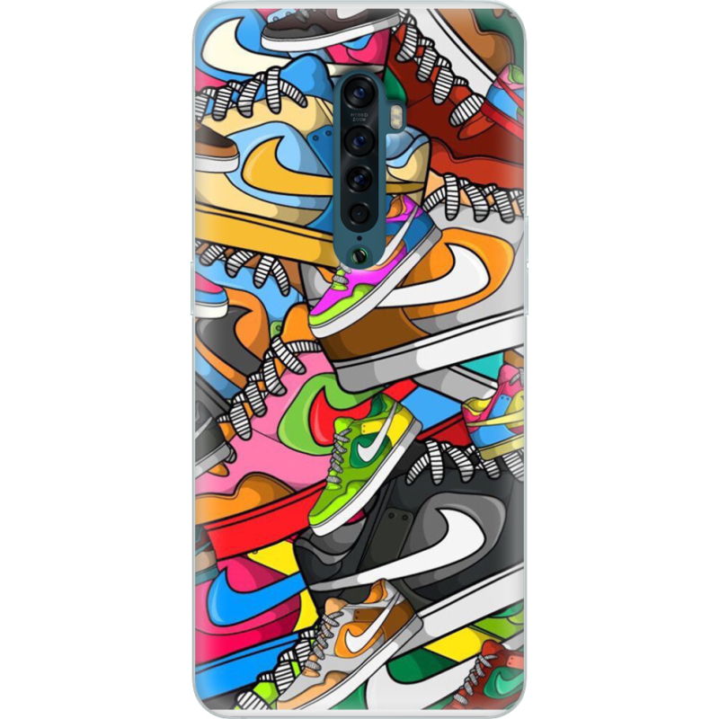 Чехол Uprint OPPO Reno2 Sneakers