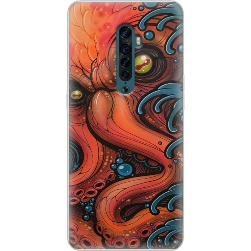 Чехол Uprint OPPO Reno2 Octopus