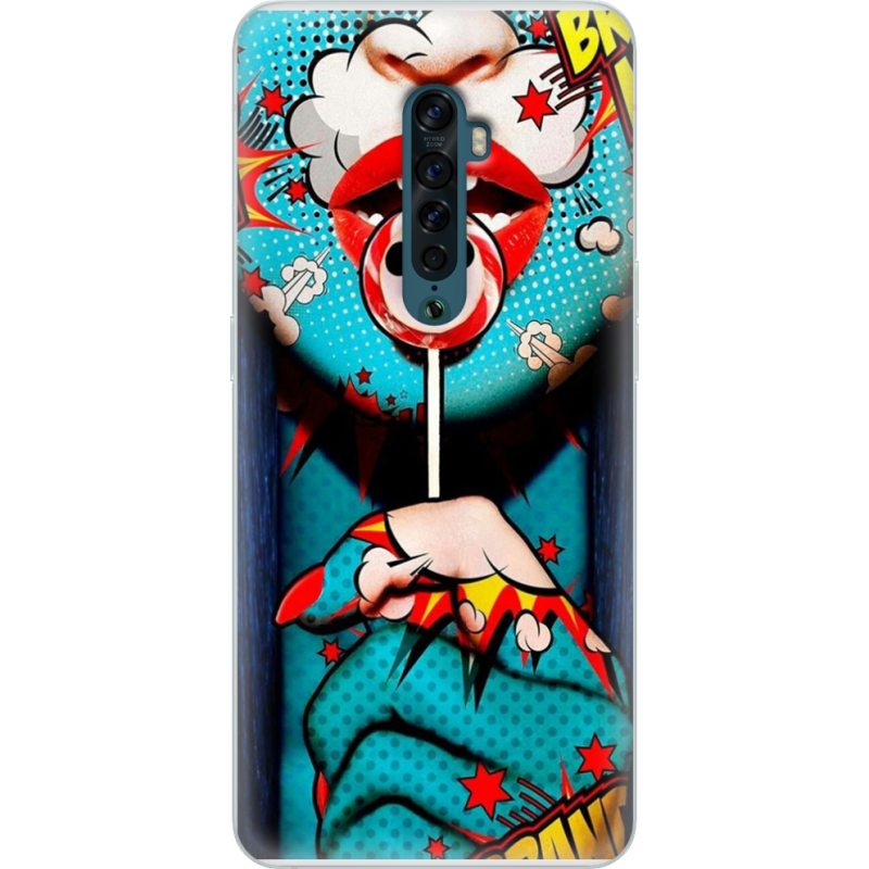 Чехол Uprint OPPO Reno2 Girl Pop Art