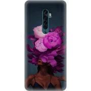 Чехол Uprint OPPO Reno2 Exquisite Purple Flowers