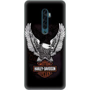 Чехол Uprint OPPO Reno2 Harley Davidson and eagle