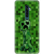 Чехол Uprint OPPO Reno2 Minecraft Creeper