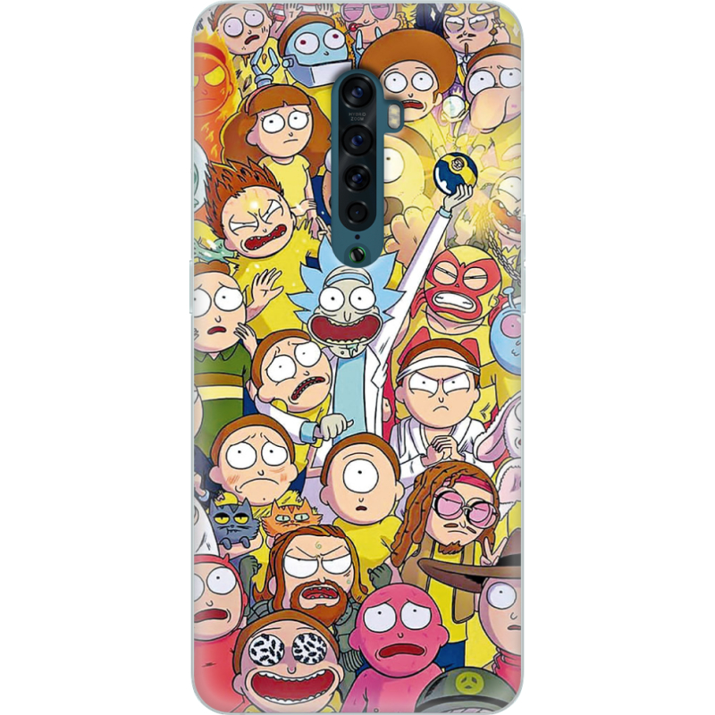 Чехол Uprint OPPO Reno2 Rick and Morty