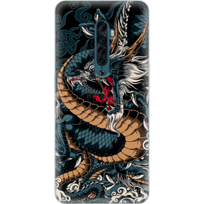 Чехол Uprint OPPO Reno2 Dragon Ryujin