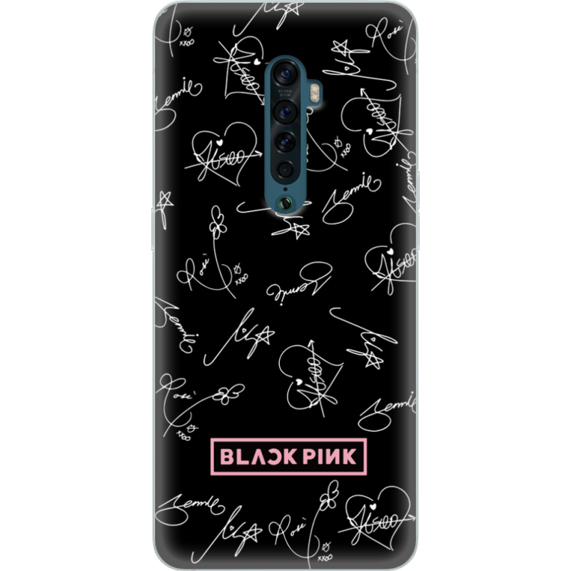 Чехол Uprint OPPO Reno2 Blackpink автограф