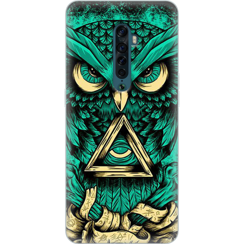 Чехол Uprint OPPO Reno2 Masonic Owl