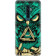 Чехол Uprint OPPO Reno2 Masonic Owl