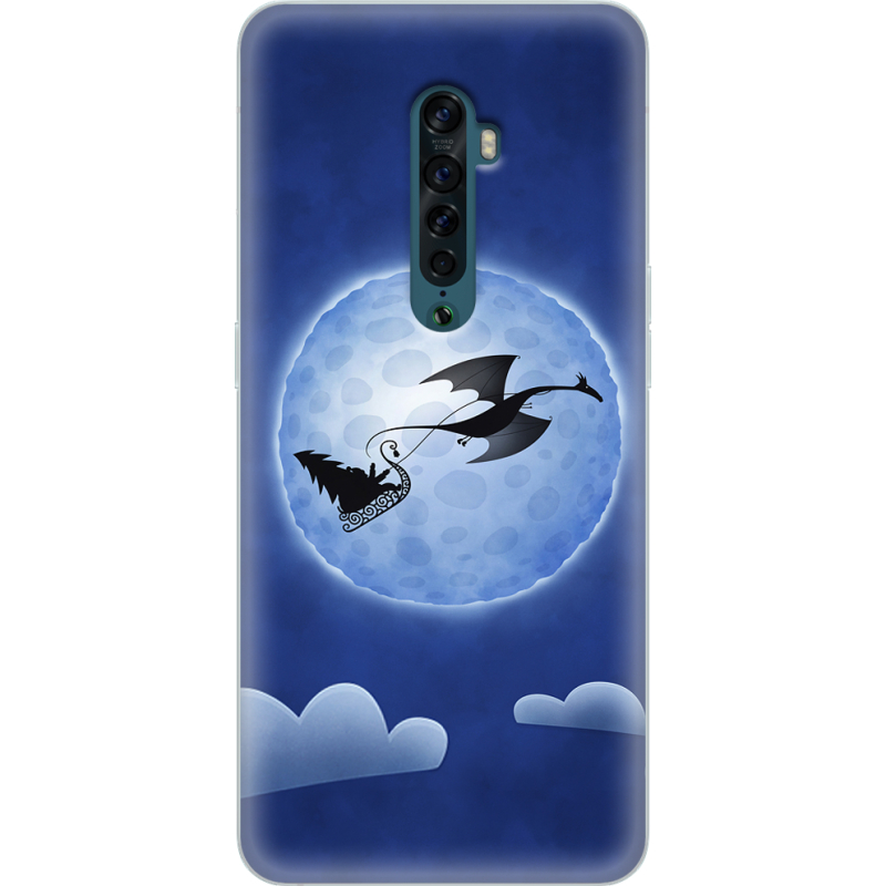 Чехол Uprint OPPO Reno2 Christmas Dragon