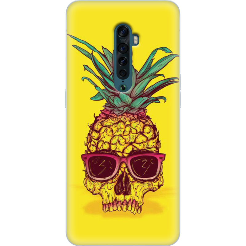 Чехол Uprint OPPO Reno2 Pineapple Skull