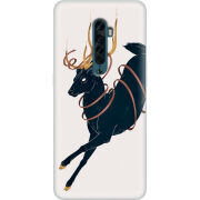 Чехол Uprint OPPO Reno2 Black Deer