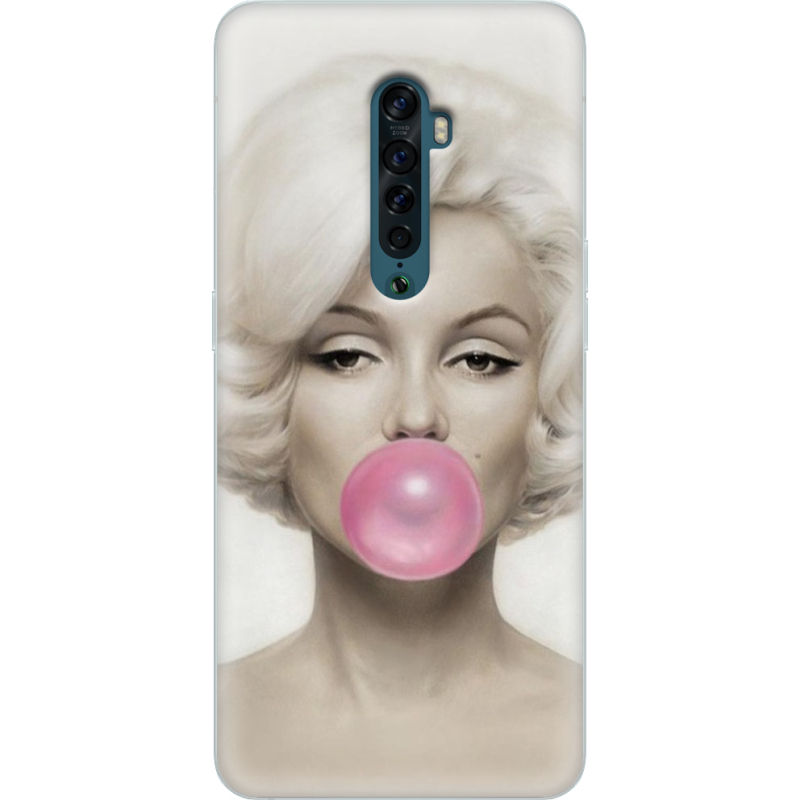 Чехол Uprint OPPO Reno2 Marilyn Monroe Bubble Gum