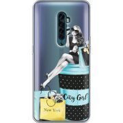 Прозрачный чехол Uprint OPPO Reno2 City Girl