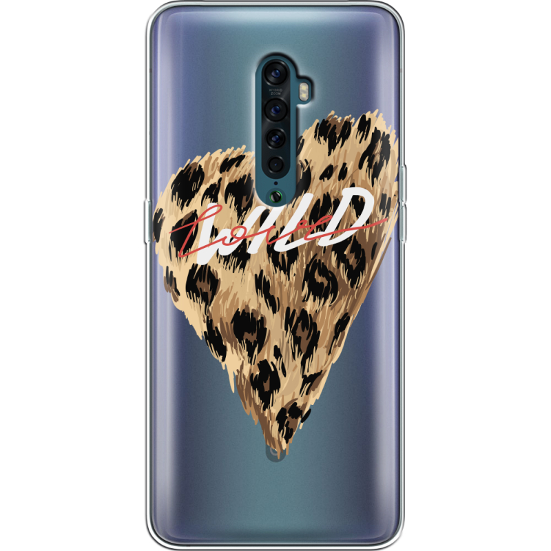 Прозрачный чехол Uprint OPPO Reno2 Wild Love