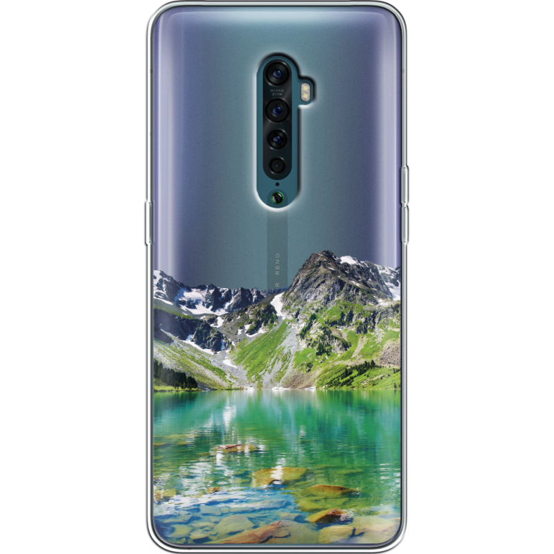 Прозрачный чехол Uprint OPPO Reno2 Green Mountain