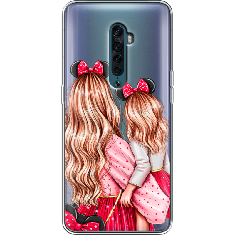 Прозрачный чехол Uprint OPPO Reno2 Mouse Girls