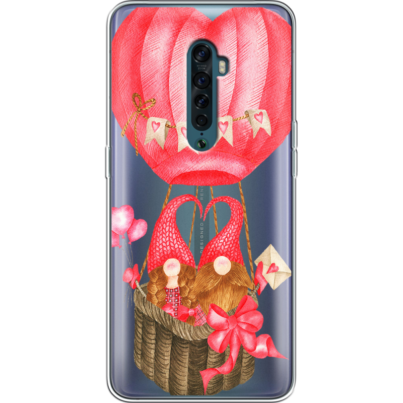 Прозрачный чехол Uprint OPPO Reno2 Valentine Dwarfs