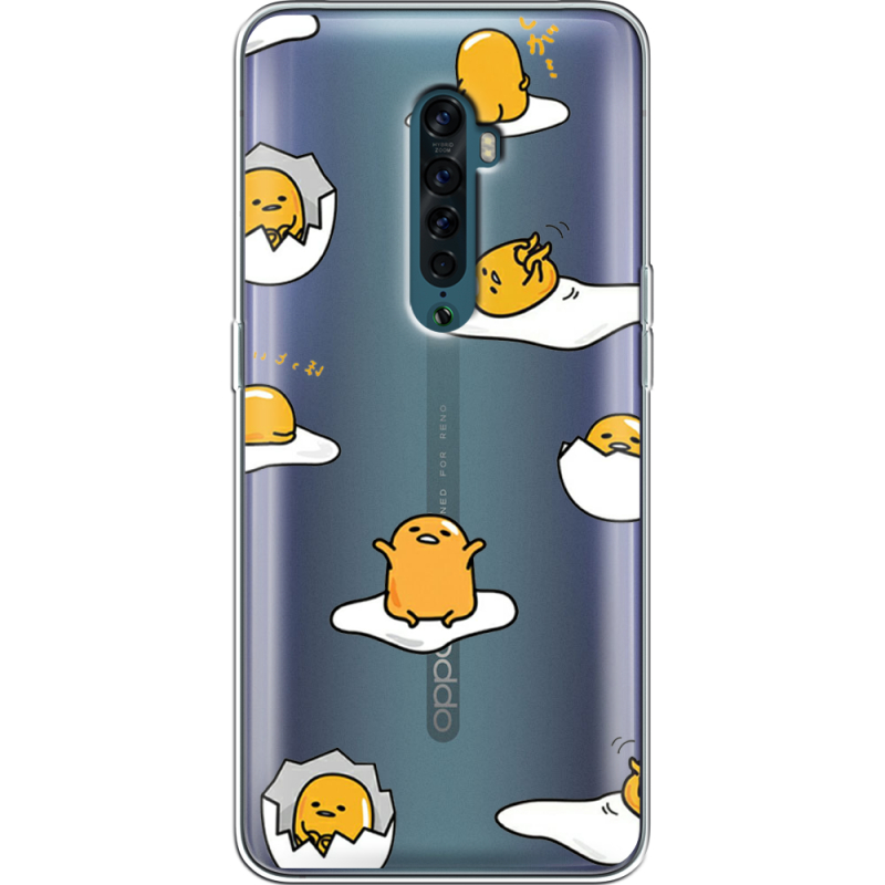 Прозрачный чехол Uprint OPPO Reno2 Gudetama