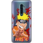 Прозрачный чехол Uprint OPPO Reno2 Naruto