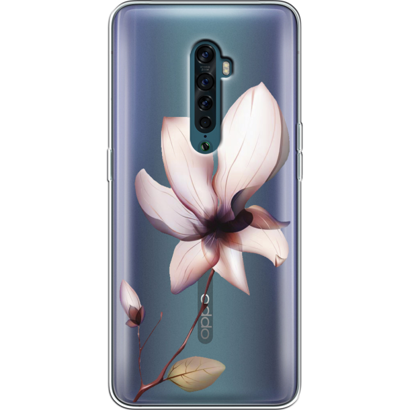 Прозрачный чехол Uprint OPPO Reno2 Magnolia