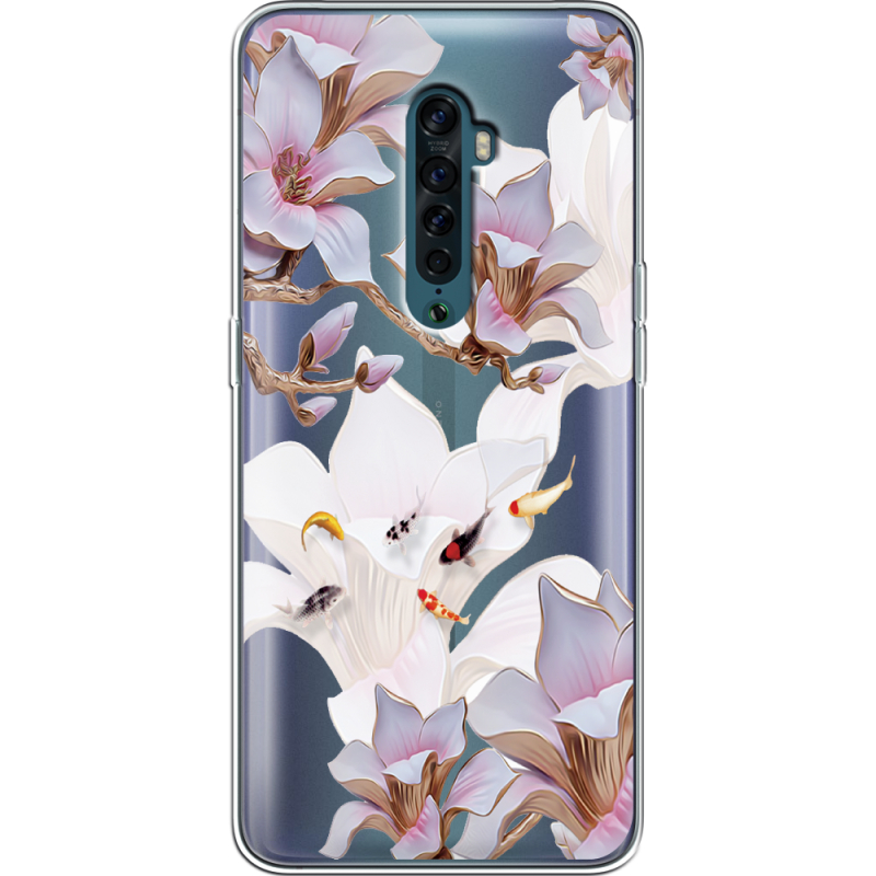 Прозрачный чехол Uprint OPPO Reno2 Chinese Magnolia